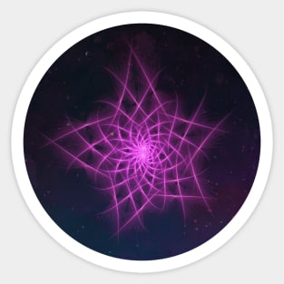 Purple Star Sticker